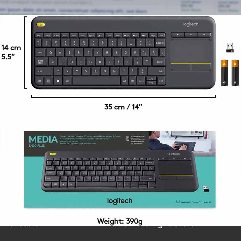 LOGITECH K400 PLUS